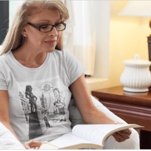 politics joke Statue Tory heather grey womens chiller t-shirt