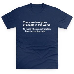 funny slogan t-shirt there are two types of people