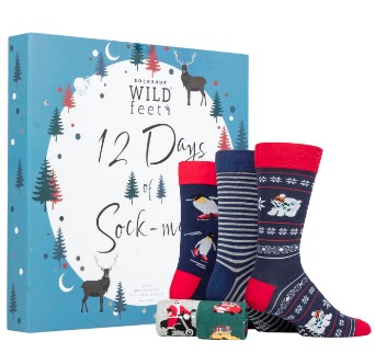 Men's 12 Days of Sock-Mas Advent Calendar