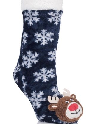 Plush Unisex Christmas Slipper Socks