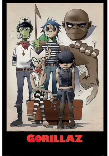 Gorillaz Characters Poster