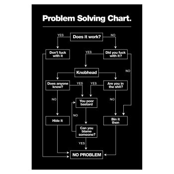Problem Solving Chart Poster