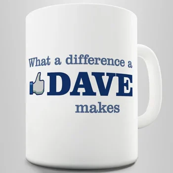 what a difference a dave makes mug