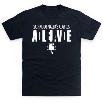 funny slogan t-shirt schrodingers cat